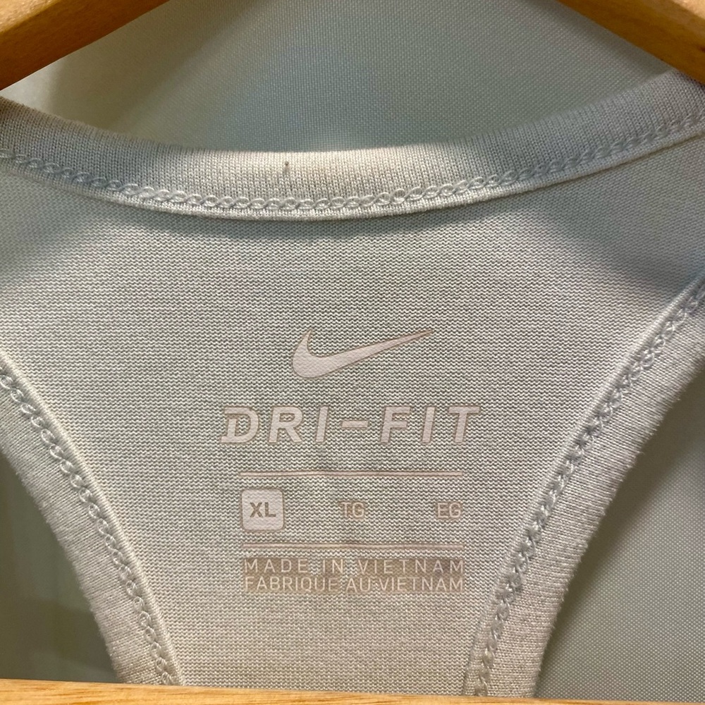 Nike White Racerback Tank Top - Picture 2 of 3